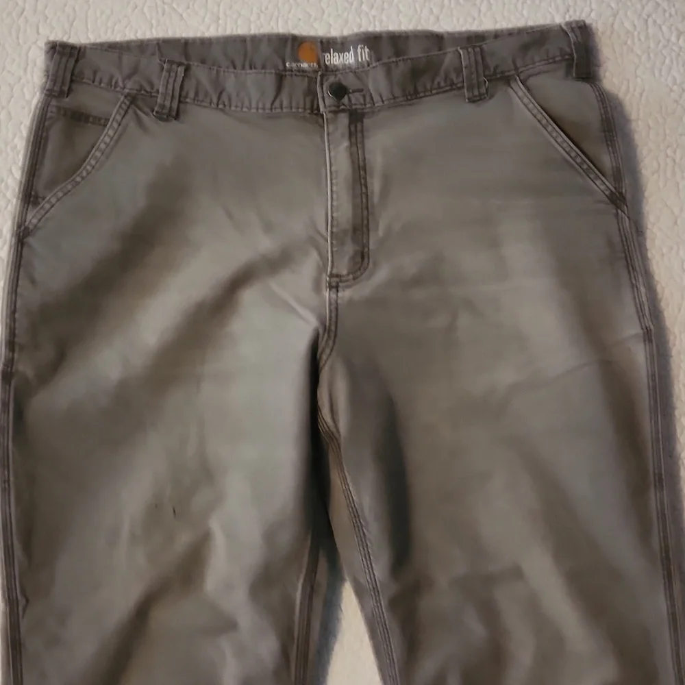 Carhartt Cargo Carpenter Relaxed Fit Distressed Grunge Bootcut Canvas Pants